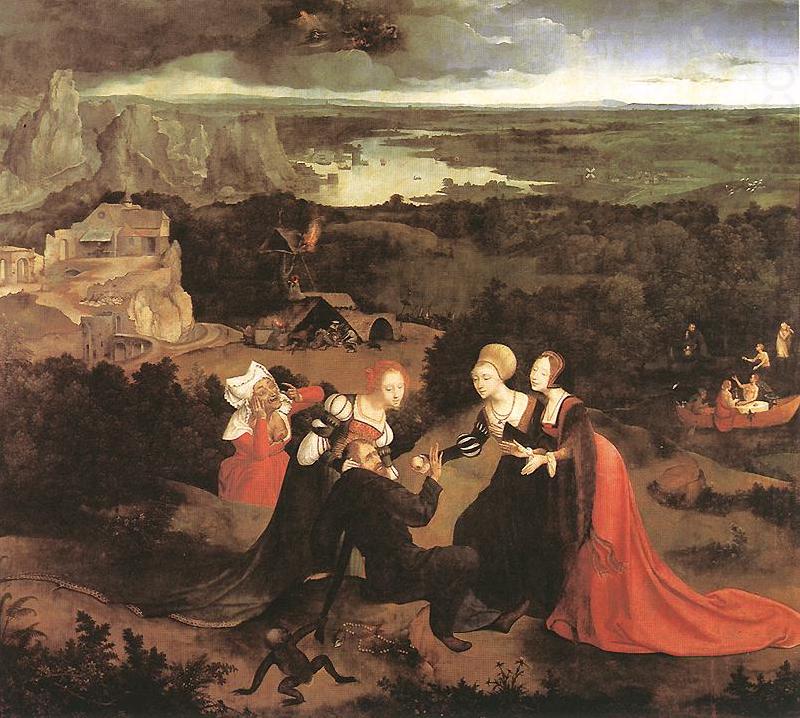 Temptation of St Anthony ag, PATENIER, Joachim